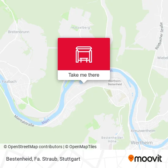Карта Bestenheid, Fa. Straub