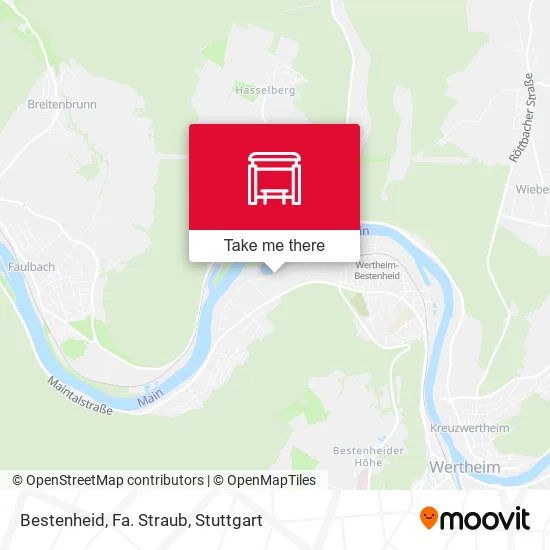 Карта Bestenheid, Fa. Straub