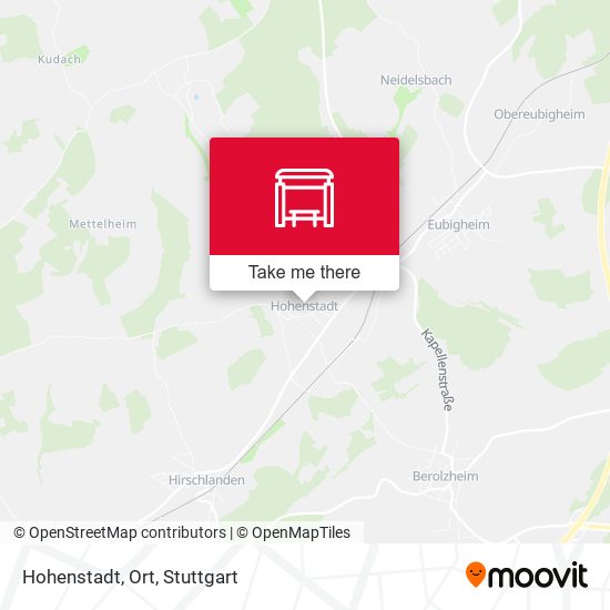 Карта Hohenstadt, Ort