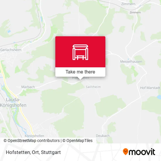 Карта Hofstetten, Ort
