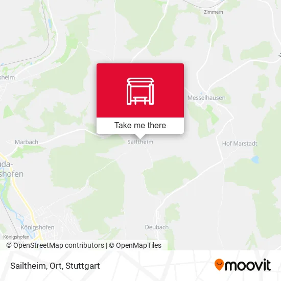 Карта Sailtheim, Ort