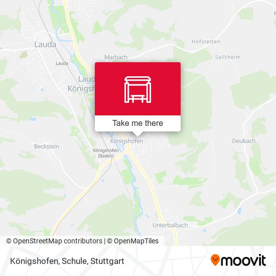Königshofen, Schule map