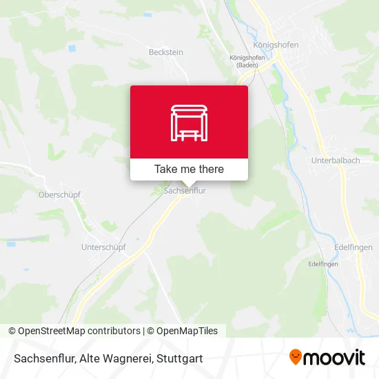 Карта Sachsenflur, Alte Wagnerei