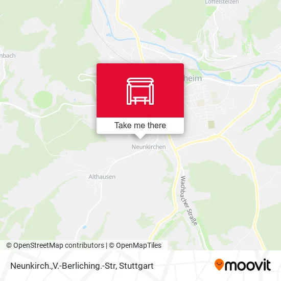 Карта Neunkirch.,V.-Berliching.-Str