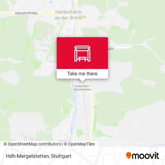 Карта Hdh-Mergelstetten