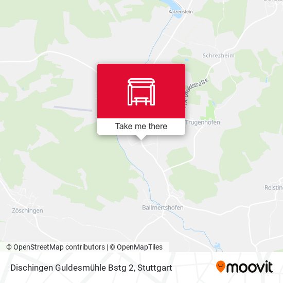 Карта Dischingen Guldesmühle Bstg 2