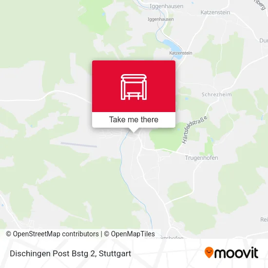 Карта Dischingen Post Bstg 2