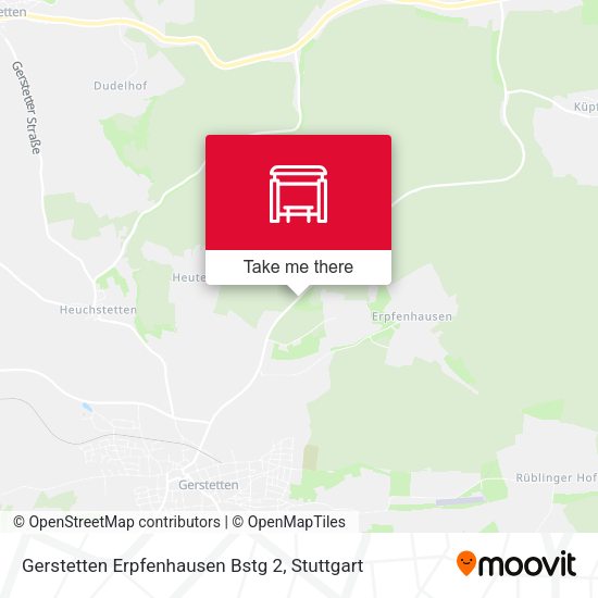 Gerstetten Erpfenhausen Bstg 2 map