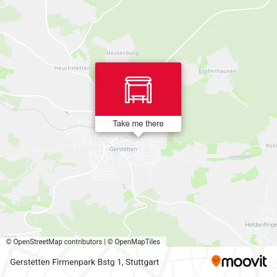 Карта Gerstetten Firmenpark Bstg 1