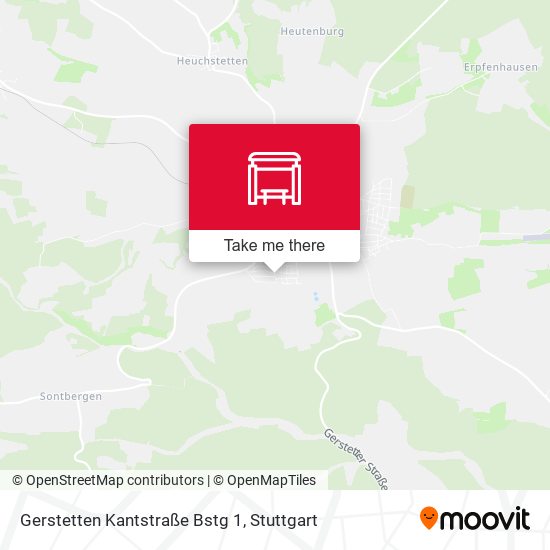 Gerstetten Kantstraße Bstg 1 map
