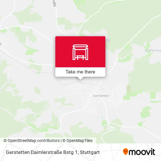 Карта Gerstetten Daimlerstraße Bstg 1