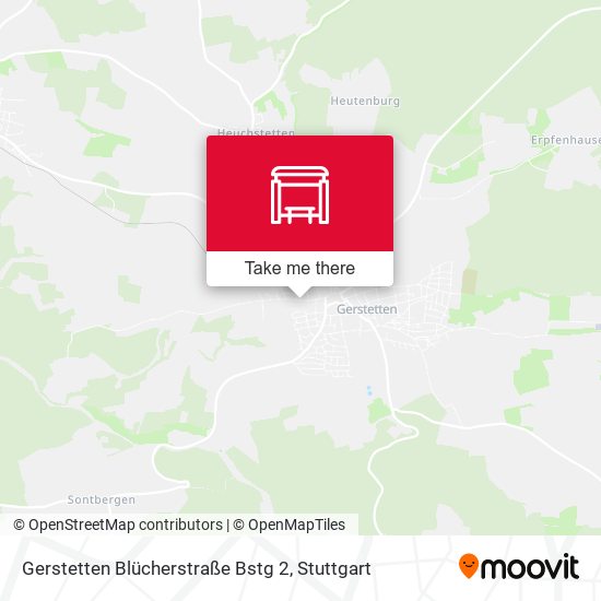 Gerstetten Blücherstraße Bstg 2 map