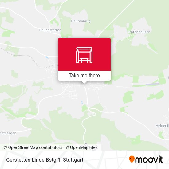 Карта Gerstetten Linde Bstg 1