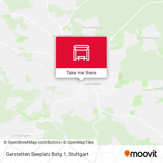 Карта Gerstetten Seeplatz Bstg 1