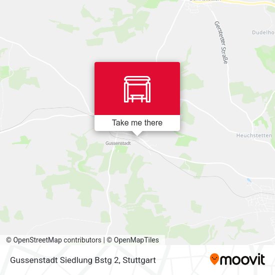 Gussenstadt Siedlung Bstg 2 map