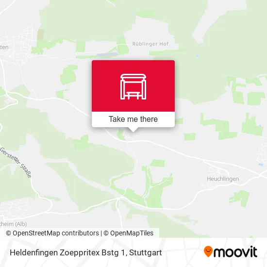 Карта Heldenfingen Zoeppritex Bstg 1