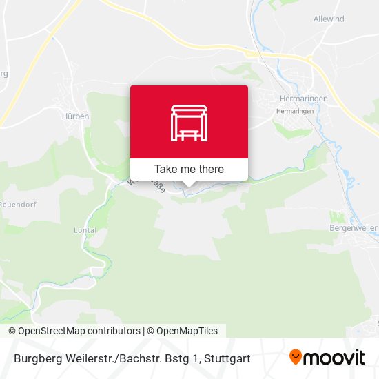 Burgberg Weilerstr. / Bachstr. Bstg 1 map