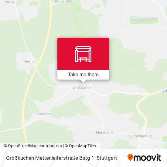 Карта Großkuchen Mettenleiterstraße Bstg 1