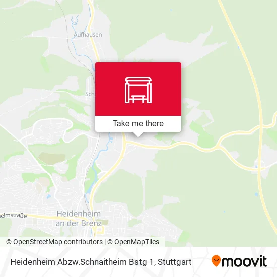 Карта Heidenheim Abzw.Schnaitheim Bstg 1