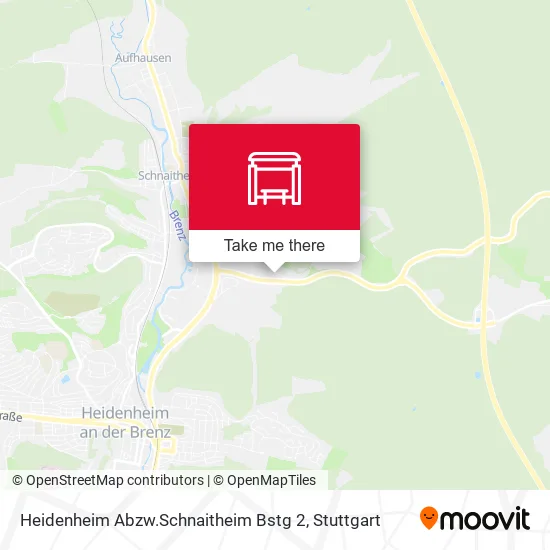 Карта Heidenheim Abzw.Schnaitheim Bstg 2