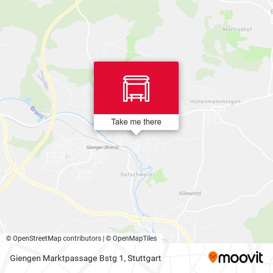 Карта Giengen Marktpassage Bstg 1
