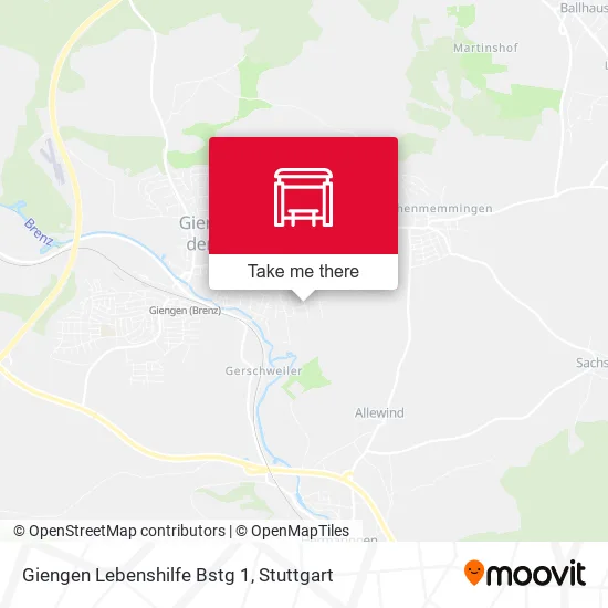 Карта Giengen Lebenshilfe Bstg 1