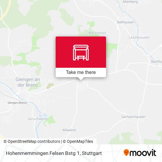 Hohenmemmingen Felsen Bstg 1 map