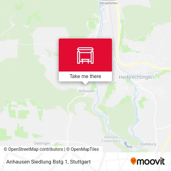 Карта Anhausen Siedlung Bstg 1