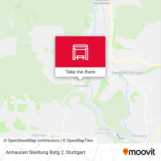 Карта Anhausen Siedlung Bstg 2