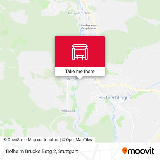 Bolheim Brücke Bstg 2 map