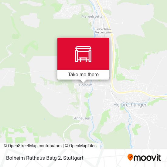 Bolheim Rathaus Bstg 2 map