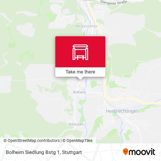 Bolheim Siedlung Bstg 1 map