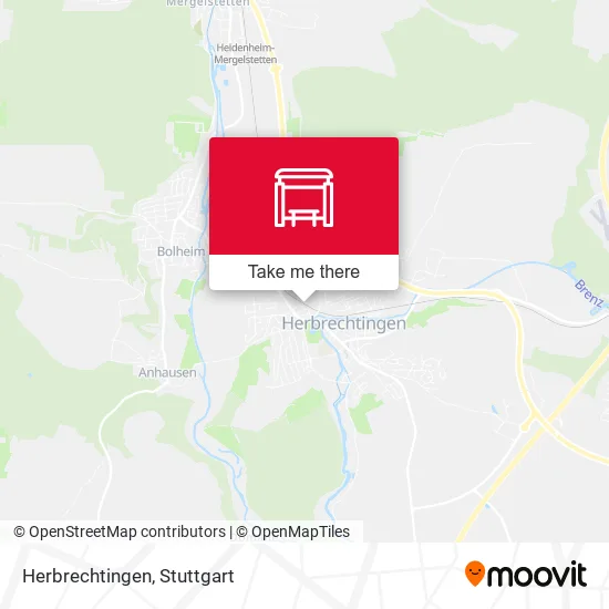 Карта Herbrechtingen