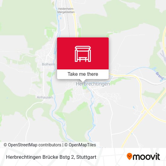 Herbrechtingen Brücke Bstg 2 map