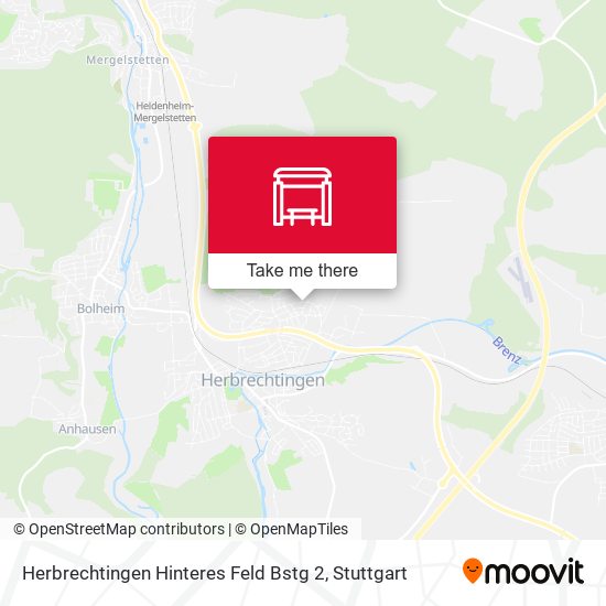 Herbrechtingen Hinteres Feld Bstg 2 map