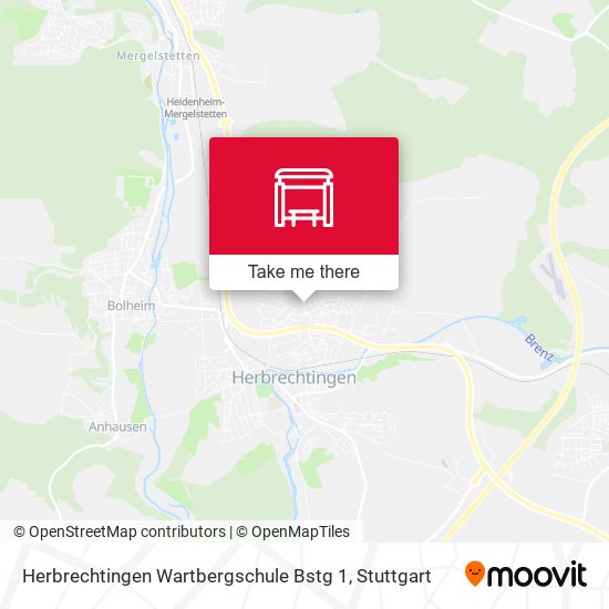 Herbrechtingen Wartbergschule Bstg 1 map