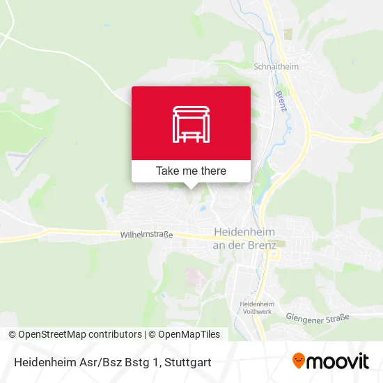 Карта Heidenheim Asr/Bsz Bstg 1
