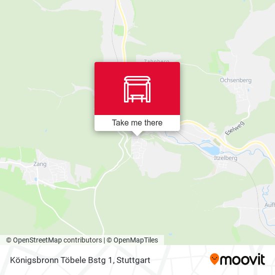 Königsbronn Töbele Bstg 1 map