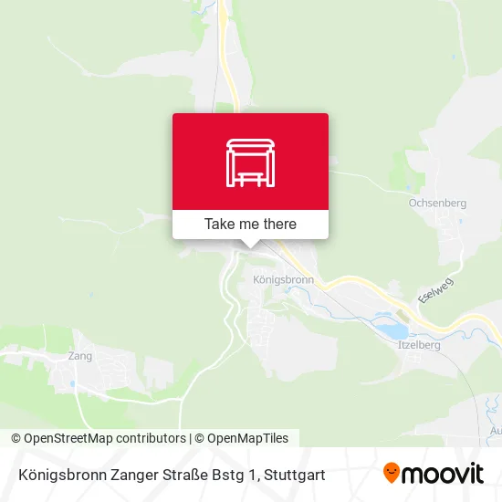 Карта Königsbronn Zanger Straße Bstg 1
