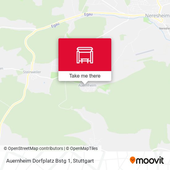 Auernheim Dorfplatz Bstg 1 map