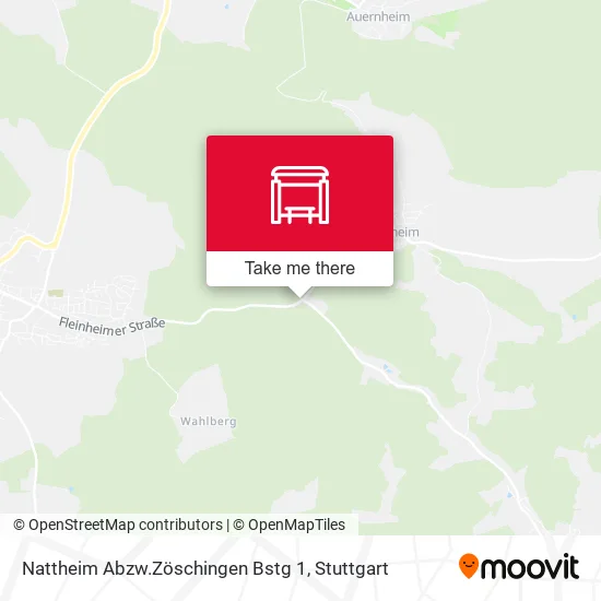Карта Nattheim Abzw.Zöschingen Bstg 1