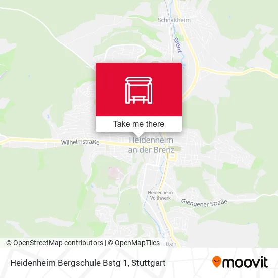 Карта Heidenheim Bergschule Bstg 1