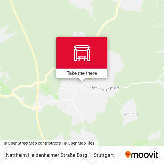 Карта Nattheim Heidenheimer Straße Bstg 1