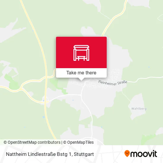 Карта Nattheim Lindlestraße Bstg 1