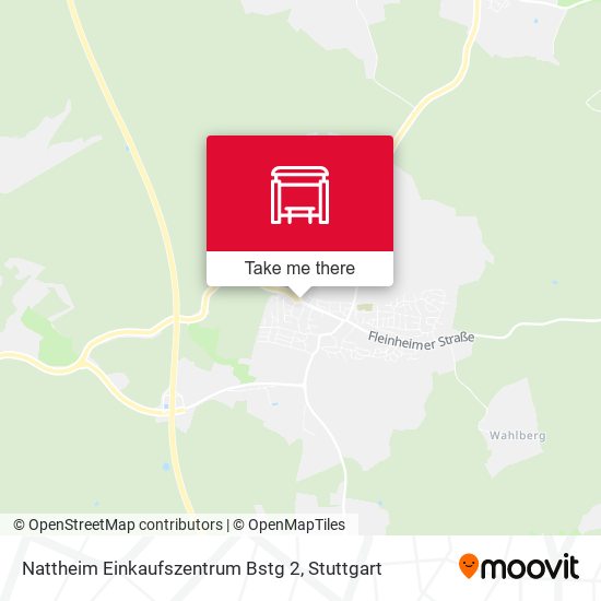 Nattheim Einkaufszentrum Bstg 2 map