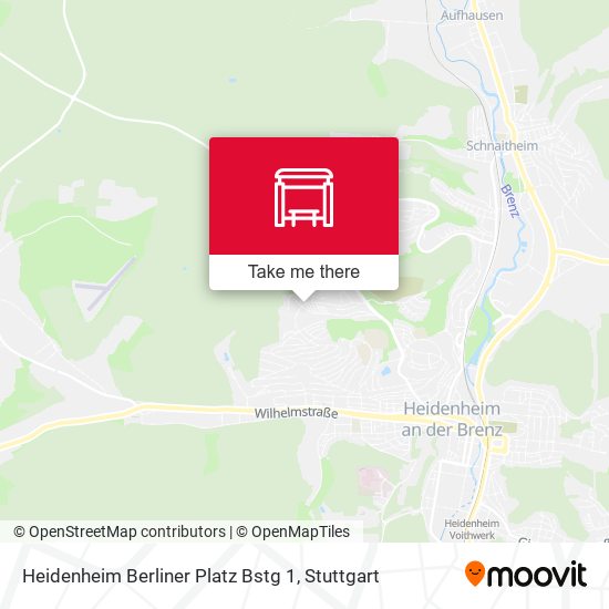 Heidenheim Berliner Platz Bstg 1 map