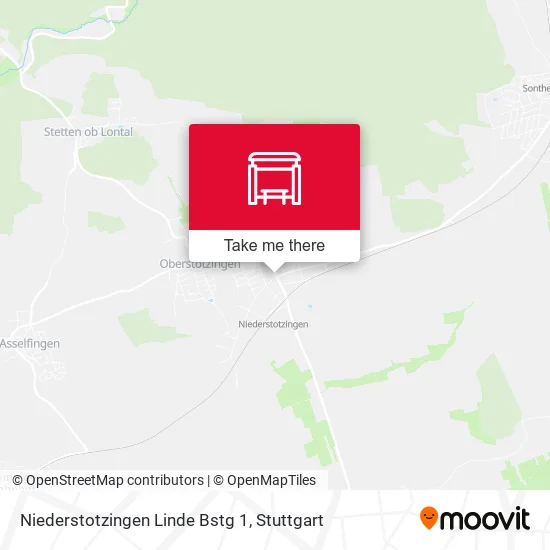 Карта Niederstotzingen Linde Bstg 1