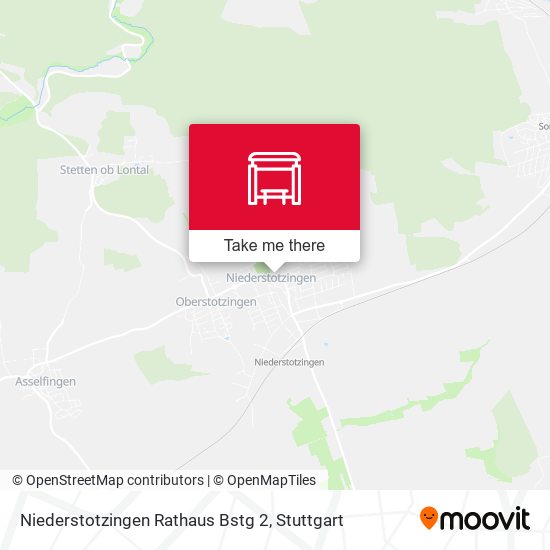 Niederstotzingen Rathaus Bstg 2 map