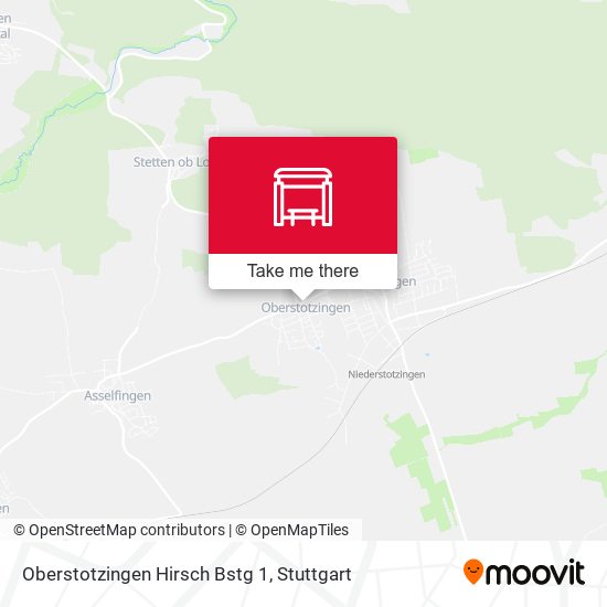 Карта Oberstotzingen Hirsch Bstg 1