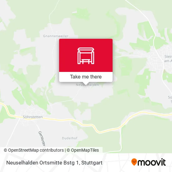 Карта Neuselhalden Ortsmitte Bstg 1